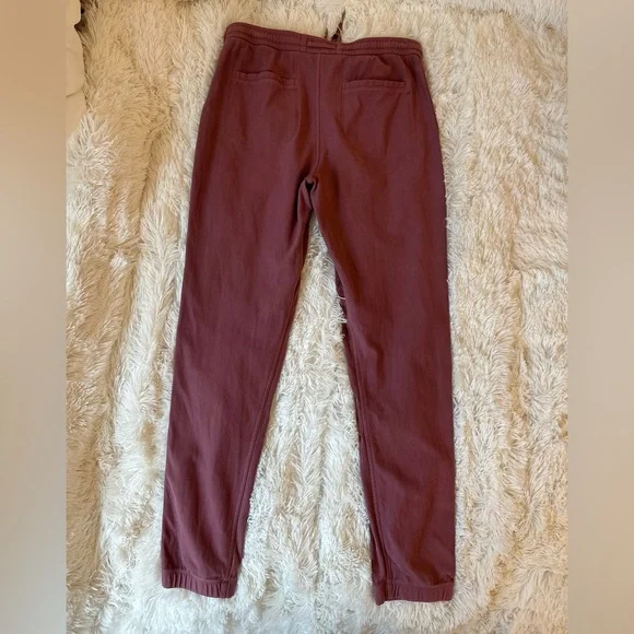 Athleta Farallon Tawny Rose Pink Jogger Pants Size: Medium Tall - Picture 4 of 11